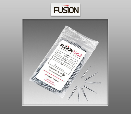 Fusion Hi-Cut Burs - Crown Cutter (CC) Carbide Burs