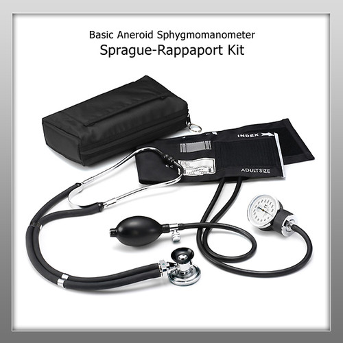 Prestige Basic Aneroid Sphygmomanometer / Sprague-Rappaport Kit