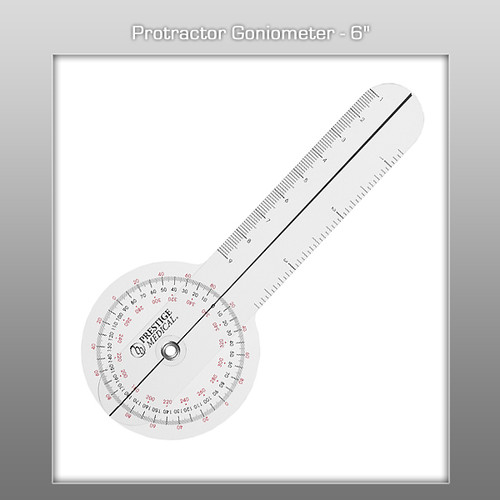 Prestige Protractor Goniometer - 6"
