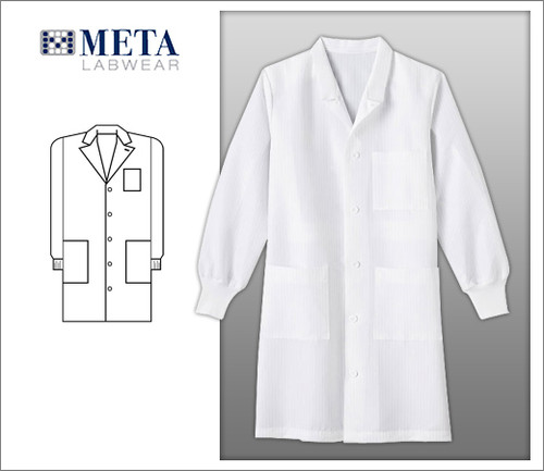 Meta Unisex Fluid Resistant Anti-Static Labcoat