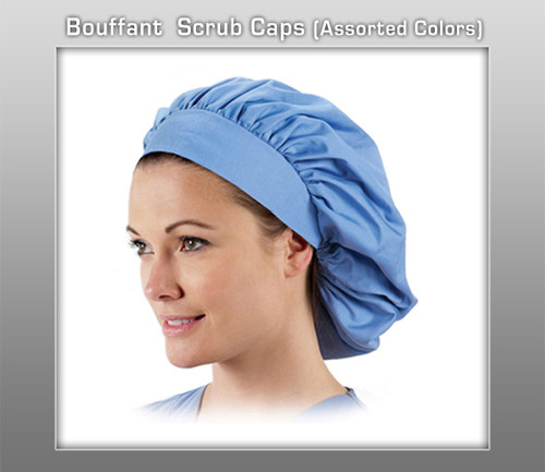 Prestige Bouffant Scrub Caps (Assorted Colors)