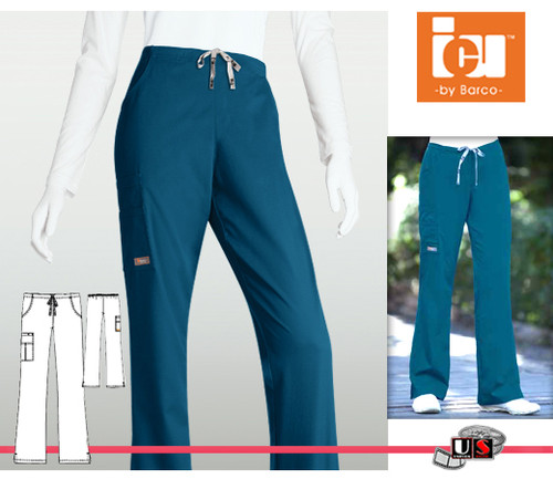 ICU Barco Solid arcRelease™ 5 Pocket Cargo Flair Pant