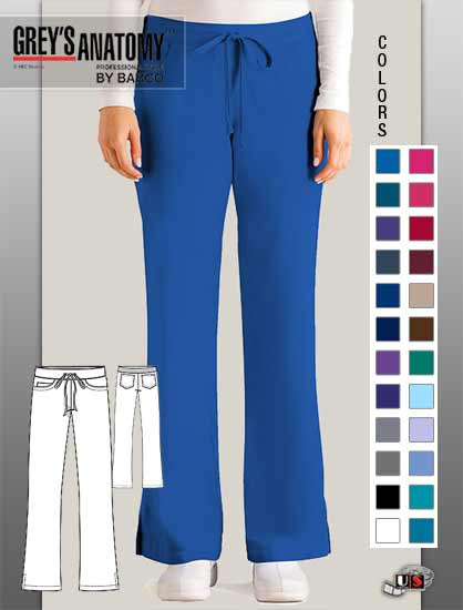Grey's Anatomy Arc Dry Women's Jr. Fit 5-Pocket Drawstring Scrub Pant