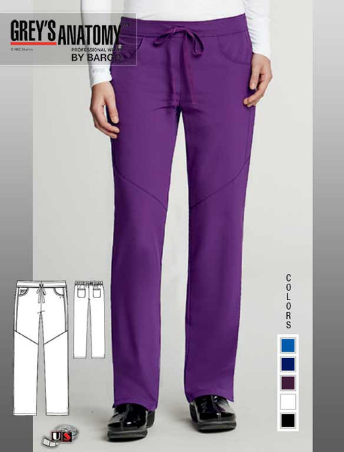 Grey's Anatomy™ Signature Series Women's Low Rise Drawstring Scrub Pant