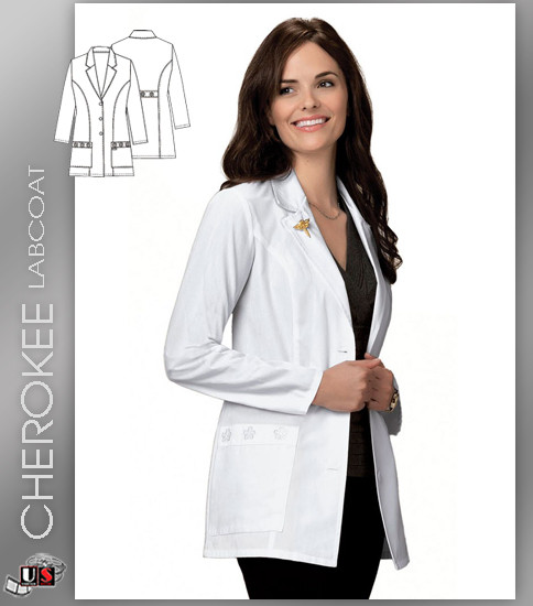 CHEROKEE Next Generation 29" Notched Lapel Lab Coat