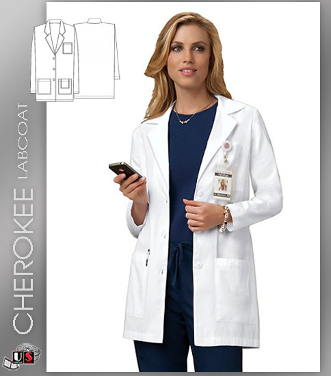 CHEROKEE Next Generation 32" Longer Length Lab Coat