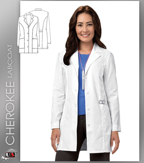 CHEROKEE Next Generation 32" Classic Front Lab Coat