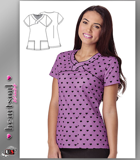 Heartsoul Women's Still Heart 2 Forget U Mock Wrap Top