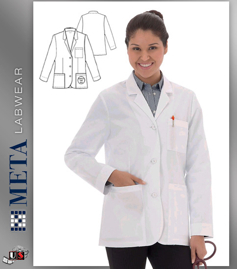 738 Meta Ladies 28" iPad Consultation Coat