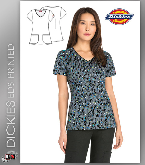 Dickies EDS That’s What I Dot Women's V-Neck Top