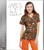 Cherokee Printed Wild About Thanksgiving Mock Wrap Top