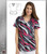 Grey's Anatomy™ Women's V-Neck Print Scrub Top - Zebra