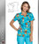 Cherokee Tooniforms Moana Print Scrub Tops
