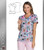 Cherokee Tooniforms Toy Fixer Print Scrub Tops