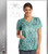 Barco One Trillion Print V-Neck Scrub Top
