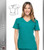 Cherokee Flexibles Women's V-Neck Short Sleeve Top