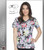 Cherokee Runway Spec-Tropical Women's V-Neck