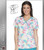 Cherokee Runway Flamingo Fantasy Women's V-Neck