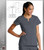 Grey's Anatomy™ Arc Dry Women's Notch Neck Front Panel Solid Scrub Top