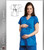Grey's Anatomy Arc Dry 2 Pocket Mock Wrap Maternity Solids