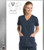Greys Anatomy Active 3 Pocket V-Neck Scrub Top - SVT Steel