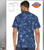 Dickies Dynamix Distress Navy Print Men's V-Neck Top