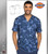 Dickies Dynamix Distress Navy Print Men's V-Neck Top