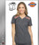 Dickies Dynamix Womens Princess Line V-Neck Top Pewter Vibrant