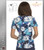 Careisma Printed Light Up The Bloom Women's Mock Wrap Top