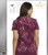 Careisma Printed You're So Vine Women's Mock Wrap Top