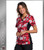 Cherokee Tooniforms Women's V-Neck Knit Panel Mickey Mouse Print Scrub Top