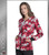Cherokee Tooniforms Women's Zip Front Warm-Up Mickey Mouse Print Scrub Jacket