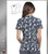 Cherokee INFINITY Women's Round Neck Abstract Print Scrub Top