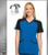 Cherokee INFINITY Women's V-Neck Knit Back Solid Scrub Top - RYPS