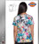 Dickies Dynamix Women's V-Neck Power Petals Print Scrub Top