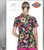 Dickies EDS Signature Women's Flower Festival Print V-Neck Scrub Top