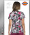 Dickies Gen Flex Fashion Floral Camo Collage Prints V-Neck Top
