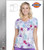 Dickies Xtreme Stretch Island Orchid Prints V-Neck Top