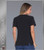 Cherokee Tooniforms Women's Beauty and the Beast Print V-Neck Top