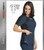 Grey's Anatomy Active Spandex Stretch Raglan Color Block Scrub Top - SEC