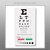 Prestige Snellen Pocket Eye Chart