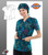 Dickies Printed All Mixed Up V-Neck Top 