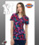 Dickies Printed With Flying Colors Mock Wrap Top 