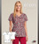 Barco Elan Mosaic Art V-Neck Scrub Top