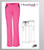 HeartSoul Breast Cancer Awareness "Charmed" Low-Rise Drawstring Cargo Pant - Pink