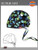Dickies Printed Froggy Floral Scrub Hat