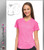 HeartSoul Women's "Girls Love Pink" V-Neck Top - Pink