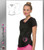 HeartSoul Women's "Girls Love Pink" V-Neck Top - Black