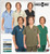 Dress A Med Solid Premium Men’s Functional 4 Pockets V-Neck Scrub Top