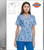 Dickies EDS Women's V-Neck Dog Park Days Print Scrub Top
